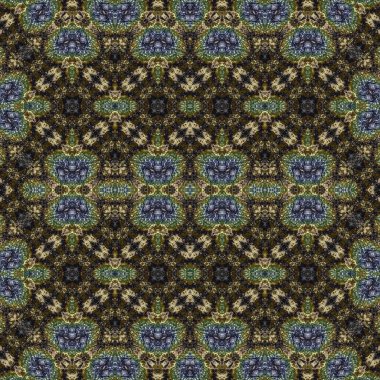 Kusursuz simetrik desen. Kusursuz bir doku. Soyut arkaplan