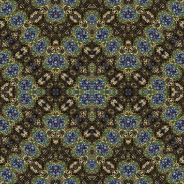 Kusursuz simetrik desen. Kusursuz bir doku. Soyut arkaplan