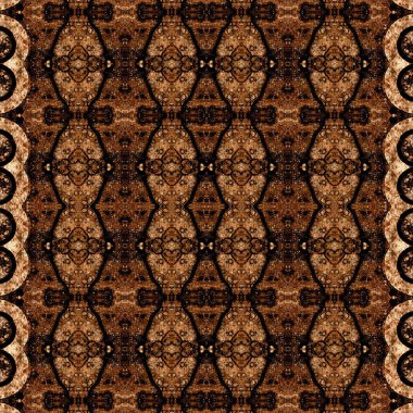 Kusursuz simetrik desen. Kusursuz bir doku. Soyut arkaplan