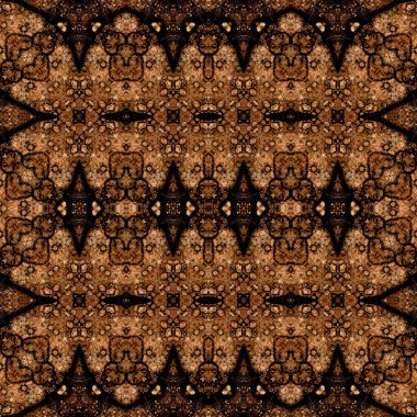 Kusursuz simetrik desen. Kusursuz bir doku. Soyut arkaplan