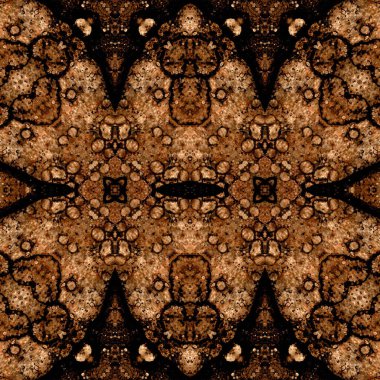 Kusursuz simetrik desen. Kusursuz bir doku. Soyut arkaplan