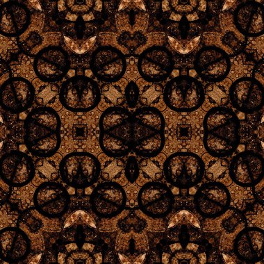 Kusursuz simetrik desen. Kusursuz bir doku. Soyut arkaplan