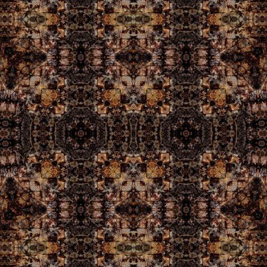 Kusursuz simetrik desen. Kusursuz bir doku. Soyut arkaplan