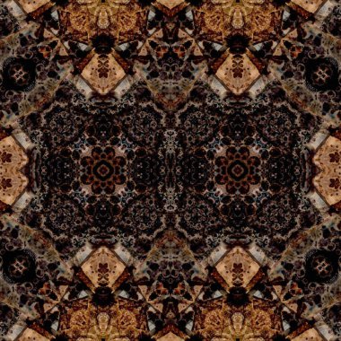 Kusursuz simetrik desen. Kusursuz bir doku. Soyut arkaplan