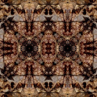 Kusursuz simetrik desen. Kusursuz bir doku. Soyut arkaplan