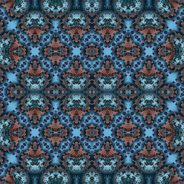 Kusursuz simetrik desen. Kusursuz bir doku. Soyut arkaplan