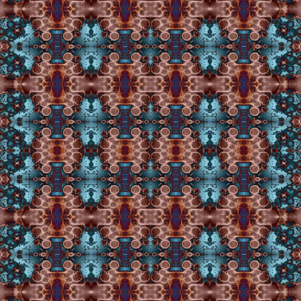 Kusursuz simetrik desen. Kusursuz bir doku. Soyut arkaplan