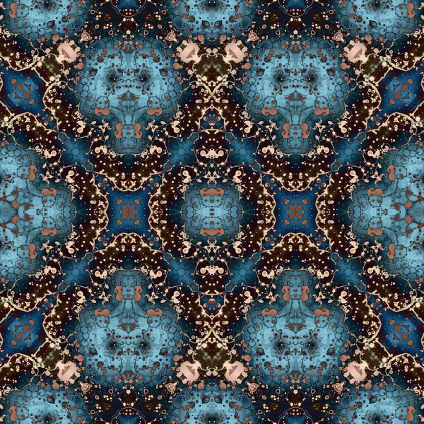 Kusursuz simetrik desen. Kusursuz bir doku. Soyut arkaplan