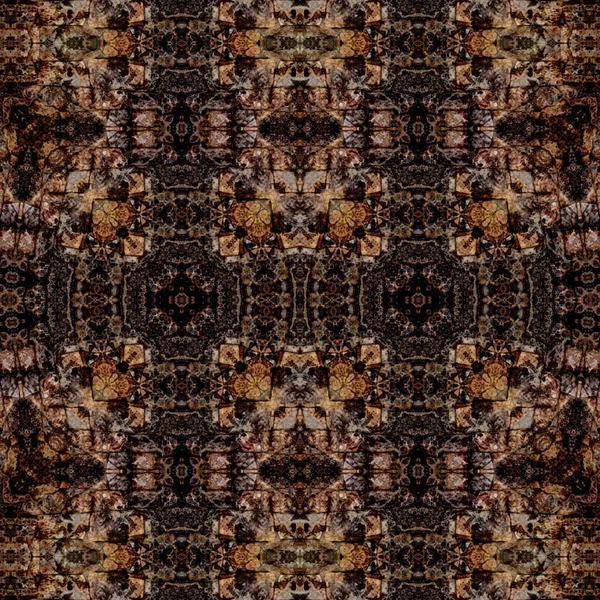 Kusursuz simetrik desen. Kusursuz bir doku. Soyut arkaplan