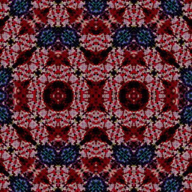 Kusursuz simetrik desen. Kusursuz bir doku. Soyut arkaplan