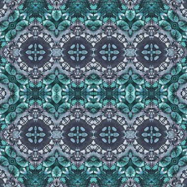 Kusursuz simetrik desen. Kusursuz bir doku. Soyut arkaplan