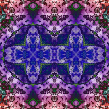 Kusursuz simetrik desen. Kusursuz bir doku. Soyut arkaplan