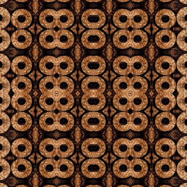 Kusursuz simetrik desen. Kusursuz bir doku. Soyut arkaplan