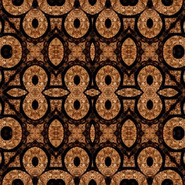 Kusursuz simetrik desen. Kusursuz bir doku. Soyut arkaplan