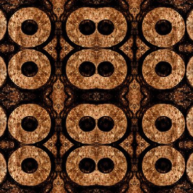 Kusursuz simetrik desen. Kusursuz bir doku. Soyut arkaplan