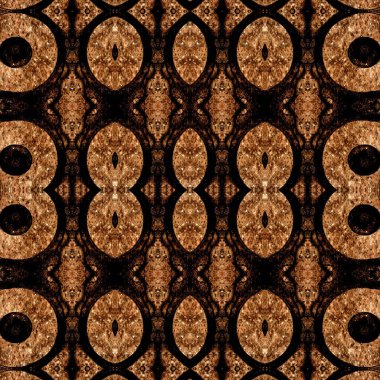 Kusursuz simetrik desen. Kusursuz bir doku. Soyut arkaplan