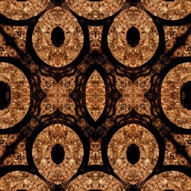 Kusursuz simetrik desen. Kusursuz bir doku. Soyut arkaplan