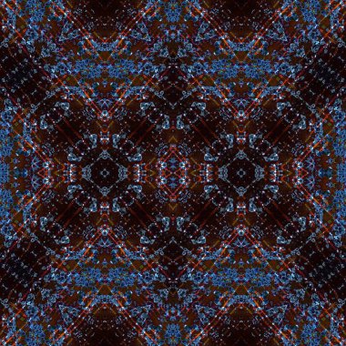 Kusursuz simetrik desen. Kusursuz bir doku. Soyut arkaplan