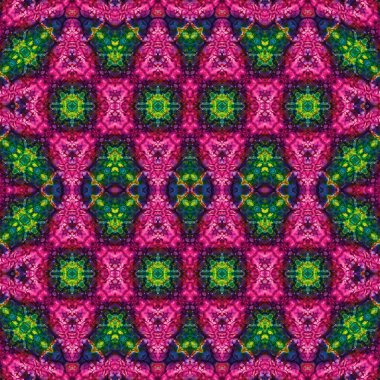 Kusursuz simetrik desen. Kusursuz bir doku. Soyut arkaplan