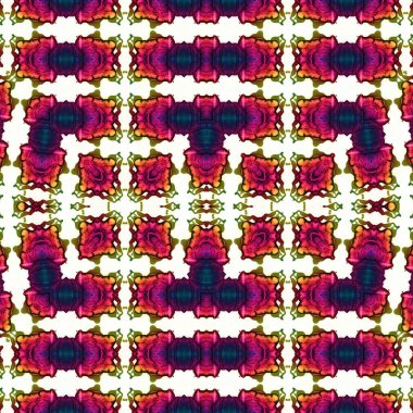 Kusursuz simetrik desen. Kusursuz bir doku. Soyut arkaplan