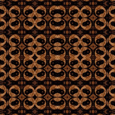 Kusursuz simetrik desen. Kusursuz bir doku. Soyut arkaplan