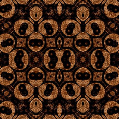 Kusursuz simetrik desen. Kusursuz bir doku. Soyut arkaplan