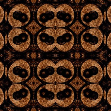 Kusursuz simetrik desen. Kusursuz bir doku. Soyut arkaplan