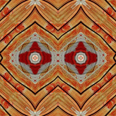 Kusursuz simetrik desen. Kusursuz bir doku. Soyut arkaplan