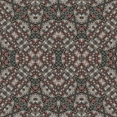 Kusursuz simetrik desen. Kusursuz bir doku. Soyut arkaplan