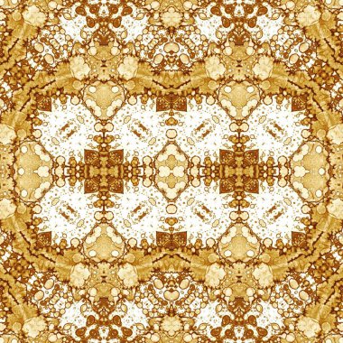 Kusursuz simetrik desen. Kusursuz bir doku. Soyut arkaplan