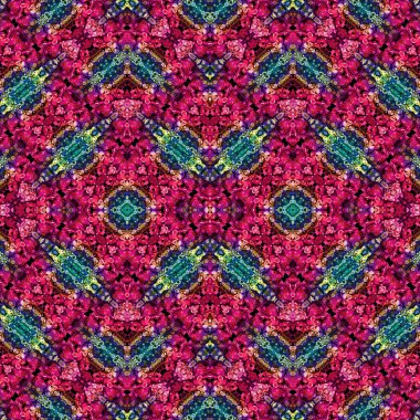 Kusursuz simetrik desen. Kusursuz bir doku. Soyut arkaplan