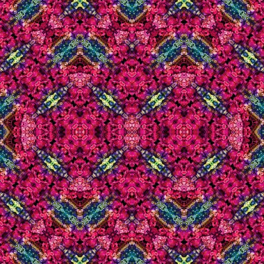 Kusursuz simetrik desen. Kusursuz bir doku. Soyut arkaplan