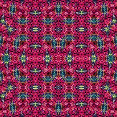 Kusursuz simetrik desen. Kusursuz bir doku. Soyut arkaplan