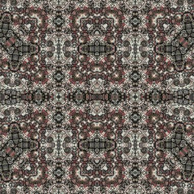 Kusursuz simetrik desen. Kusursuz bir doku. Soyut arkaplan