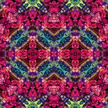 Kusursuz simetrik desen. Kusursuz bir doku. Soyut arkaplan