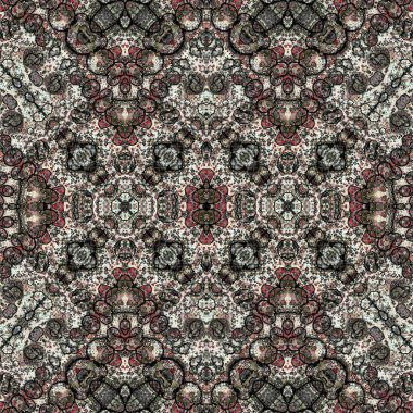 Kusursuz simetrik desen. Kusursuz bir doku. Soyut arkaplan