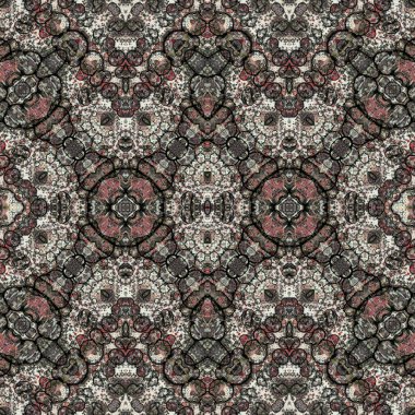 Kusursuz simetrik desen. Kusursuz bir doku. Soyut arkaplan