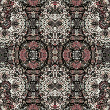 Kusursuz simetrik desen. Kusursuz bir doku. Soyut arkaplan