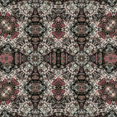 Kusursuz simetrik desen. Kusursuz bir doku. Soyut arkaplan