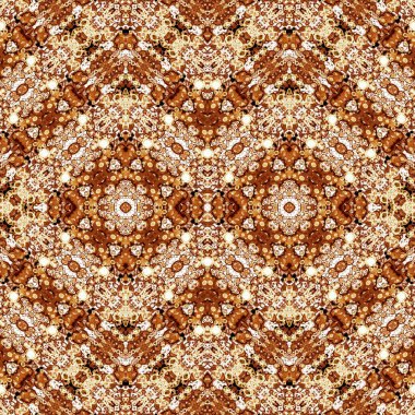 Kusursuz simetrik desen. Kusursuz bir doku. Soyut arkaplan