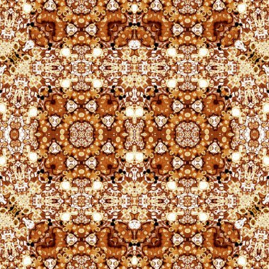 Kusursuz simetrik desen. Kusursuz bir doku. Soyut arkaplan