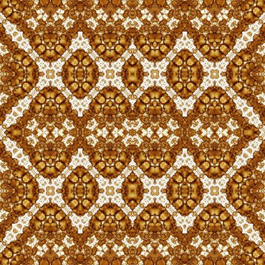 Kusursuz simetrik desen. Kusursuz bir doku. Soyut arkaplan