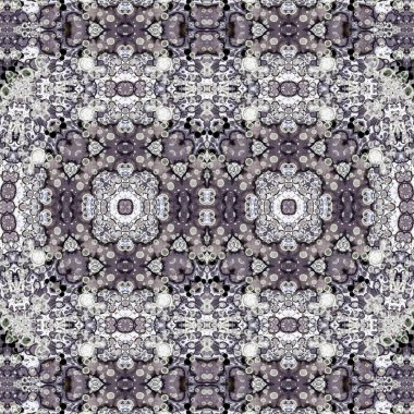 Kusursuz simetrik desen. Kusursuz bir doku. Soyut arkaplan