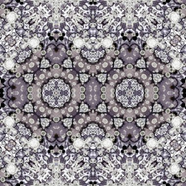Kusursuz simetrik desen. Kusursuz bir doku. Soyut arkaplan