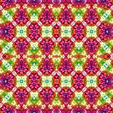 Kusursuz simetrik desen. Kusursuz bir doku. Soyut arkaplan