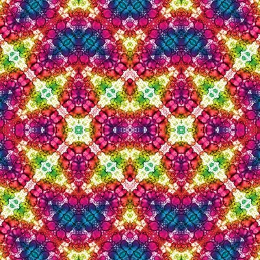 Kusursuz simetrik desen. Kusursuz bir doku. Soyut arkaplan