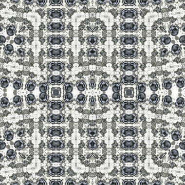 Kusursuz simetrik desen. Kusursuz bir doku. Soyut arkaplan