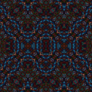 Kusursuz simetrik desen. Kusursuz bir doku. Soyut arkaplan