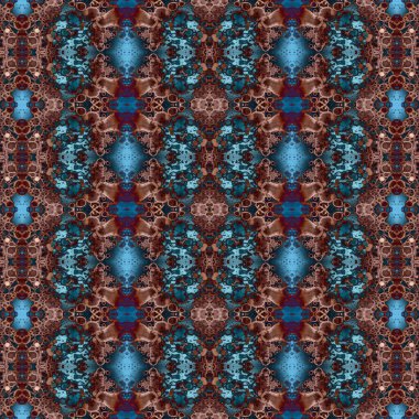 Kusursuz simetrik desen. Kusursuz bir doku. Soyut arkaplan