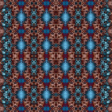 Kusursuz simetrik desen. Kusursuz bir doku. Soyut arkaplan